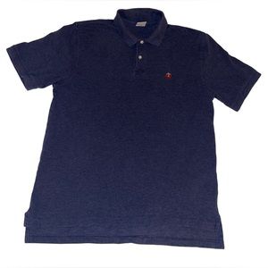 Brooks Brothers 346 Polo Shirt Adult Blue Cotton Golf Brooks Sport Mens Large